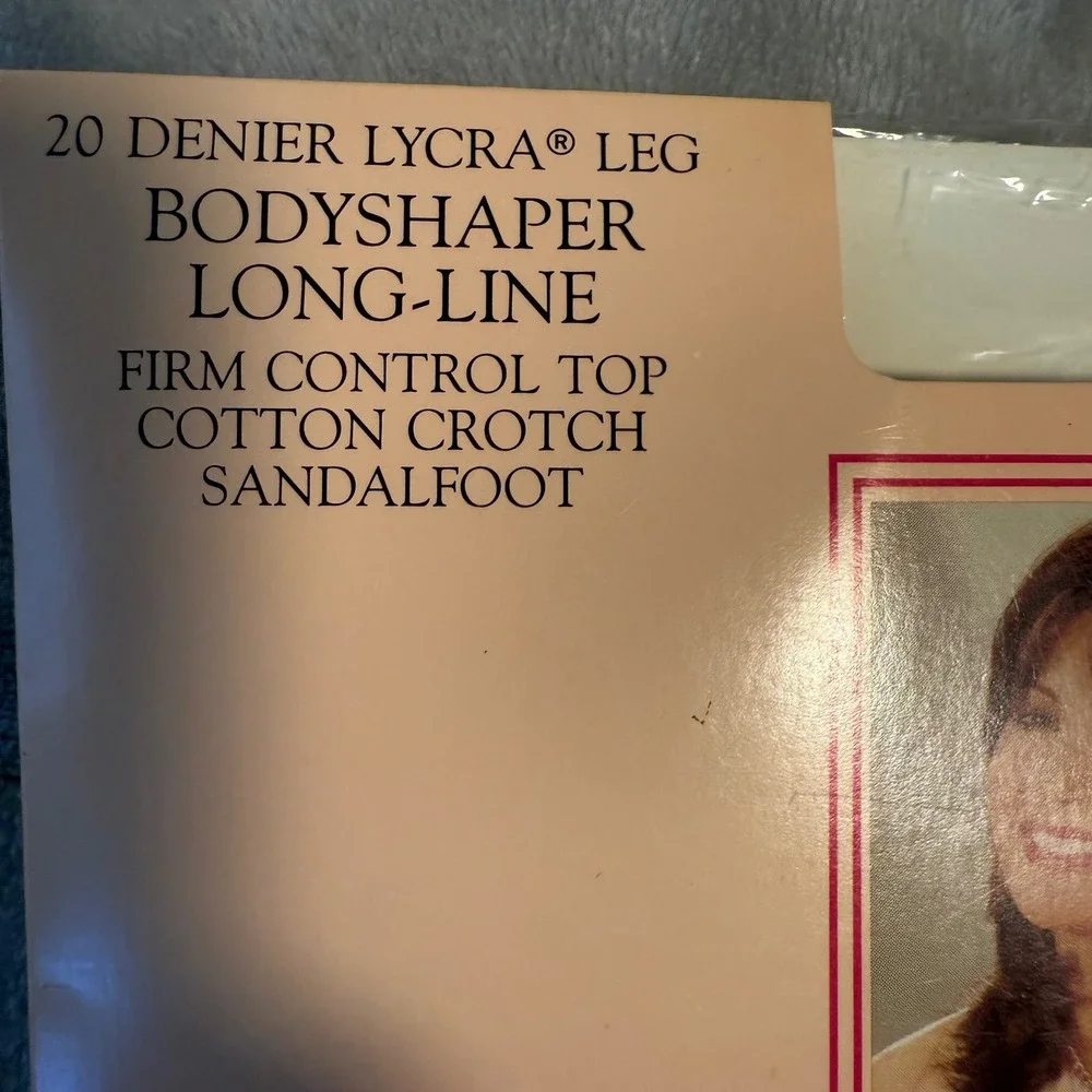Vintage Jaclyn Smith Bodyshaper Pantyhose Off Black CD Size C‎ Kmart NIP
